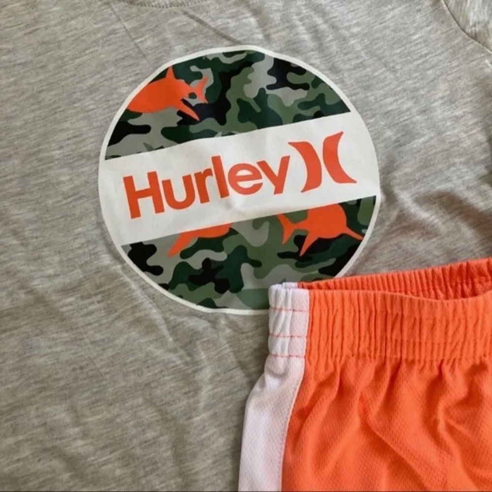 Hurley Camouflage Orange Shorts top set super cool 5110 - Picture 9 of 9